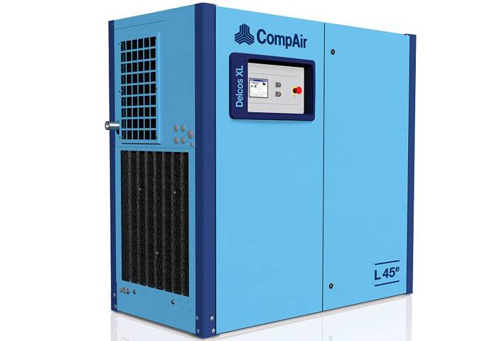 Vijčani kompresor 45 kW CompAir L45e s fiksnim brojem okretaja s većom efikasnošću